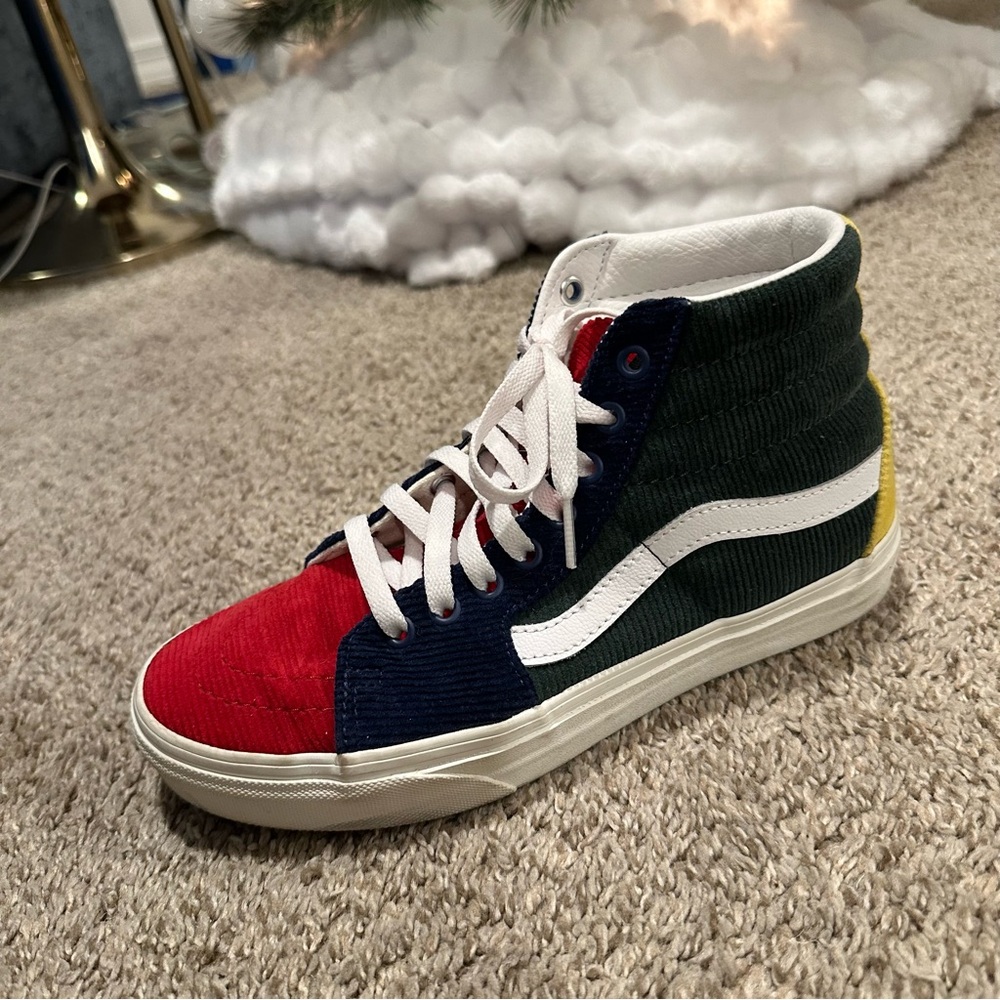 Vans Sk8-Hi Colorblock Mixed Corduroy Sneakers - Picture 5 of 16